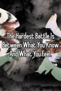 The hardest battle